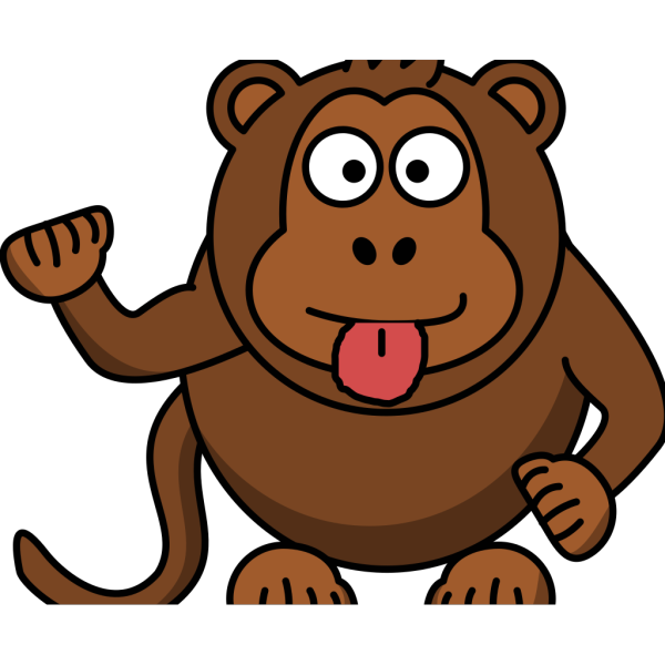 Cheeky Monkey PNG Clip art