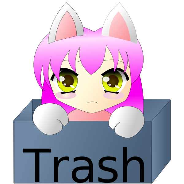 Cat In Trash Can PNG Clip art