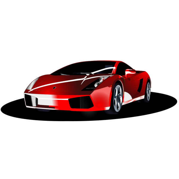 Red Lamborghini PNG Clip art