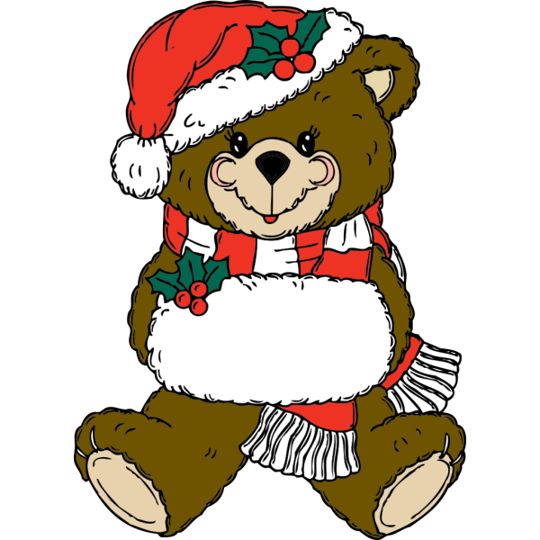 Christmas Bear PNG Clip art