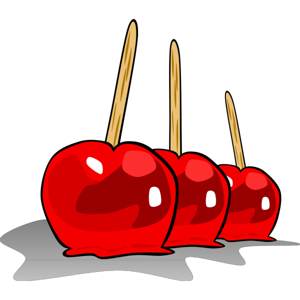 Candied Apples PNG Clip art