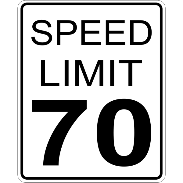 45mph Speed Limit Road Sign PNG Clip art
