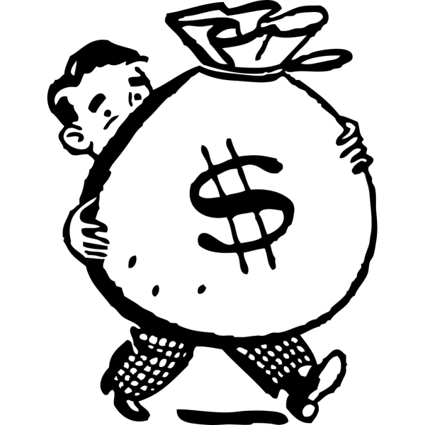 Big Bag Of Money PNG Clip art