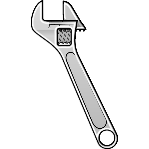 Method Adjustable Wrench Icon Style PNG Clip art