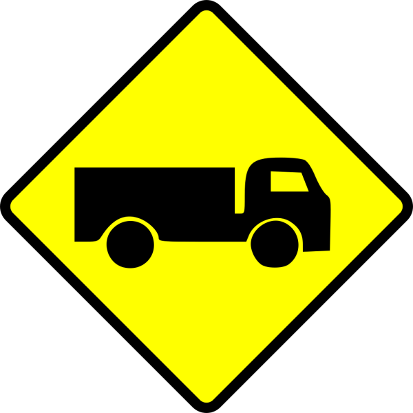 Leomarc Caution Truck PNG Clip art