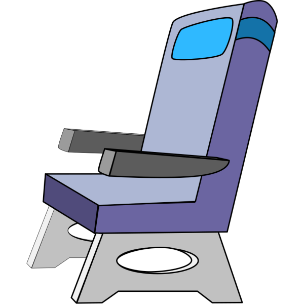 Airplane Seat PNG Clip art
