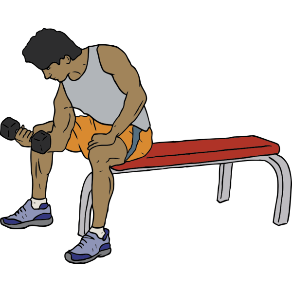 Dumbbell Lifter PNG images