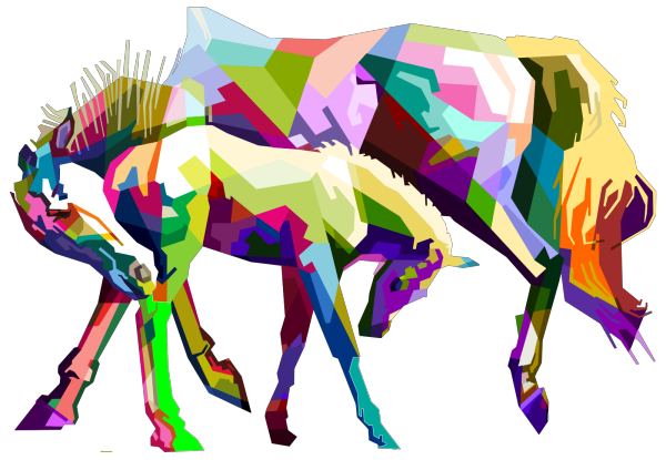 Mare And Foal PNG Clip art