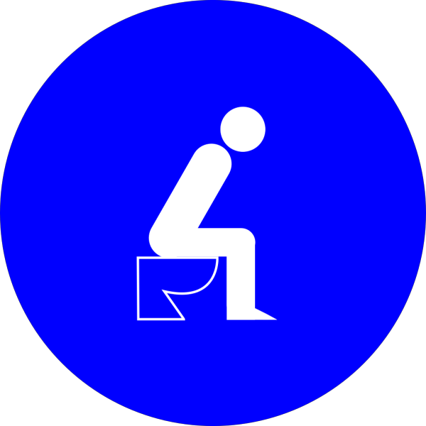 Sitting On Toilet PNG Clip art