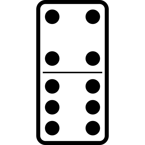 Domino Set 24 PNG Clip art