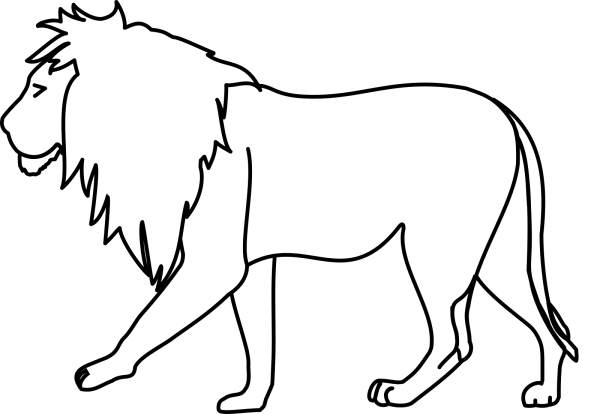 Lion With Two Tails PNG Clip art