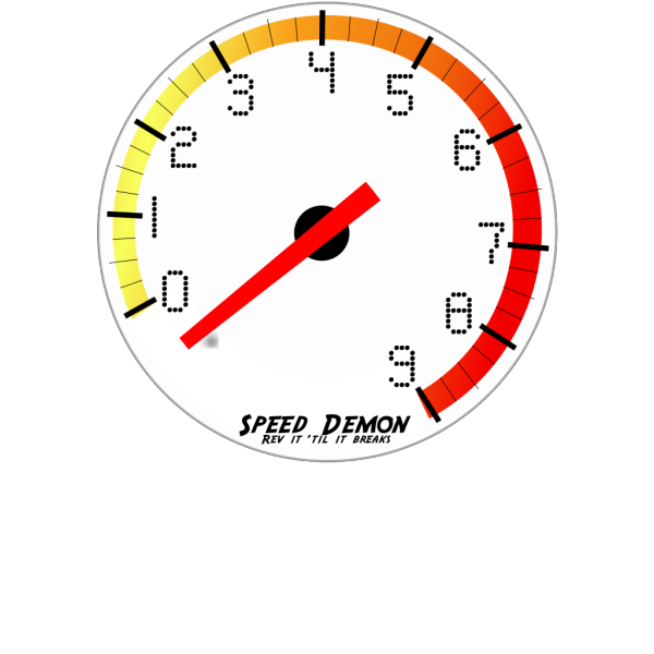 Digitalink Tachometer PNG Clip art