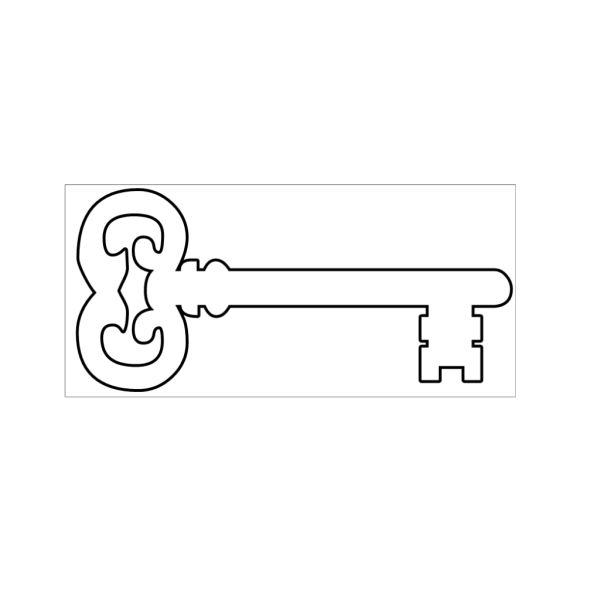 Key Outline PNG Clip art