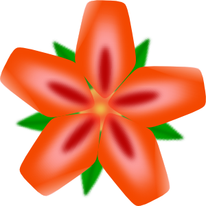 Atulasthana Red Flower PNG Clip art