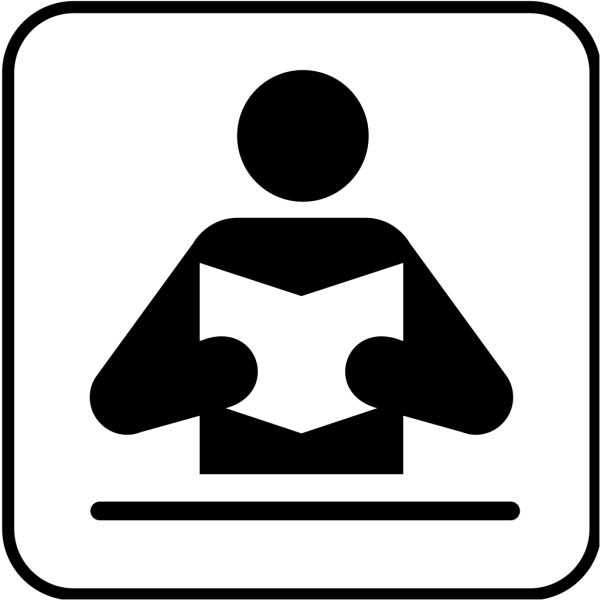 Person Reading Book 1 PNG Clip art