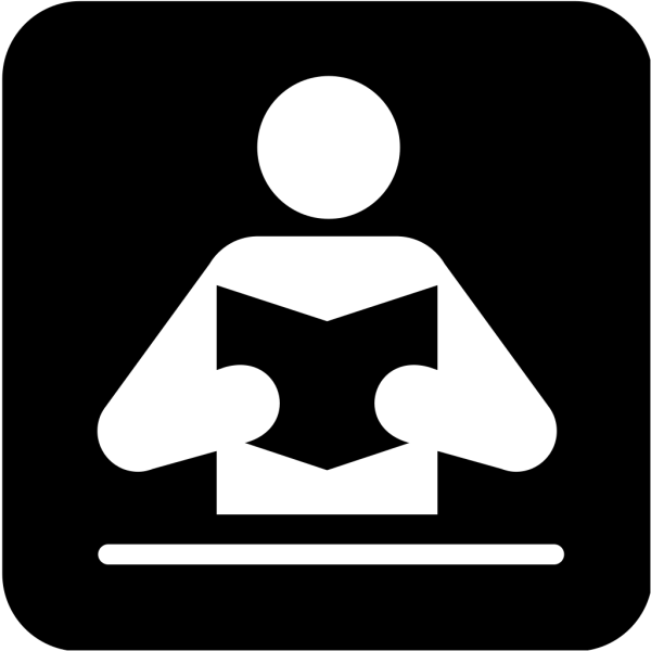 Person Reading Book 2 PNG Clip art