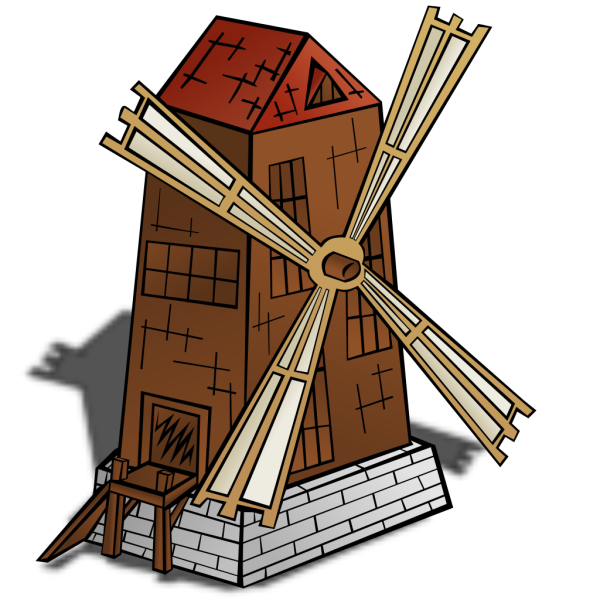 Windmill PNG Clip art