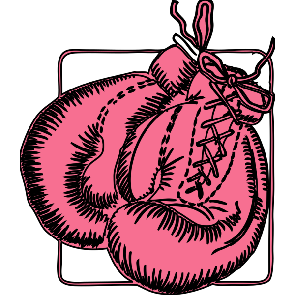 Boxing Gloves Outline PNG Clip art
