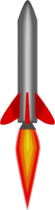 Rocket Flying Up PNG Clip art