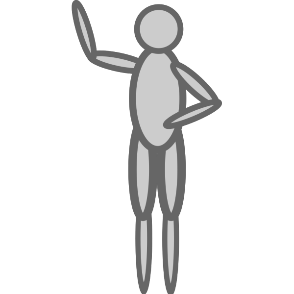 Pointing Person PNG Clip art