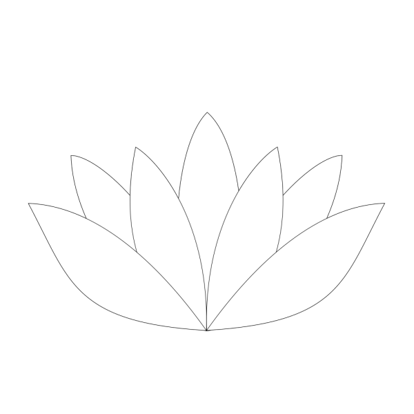 White Lotus Flower PNG Clip art
