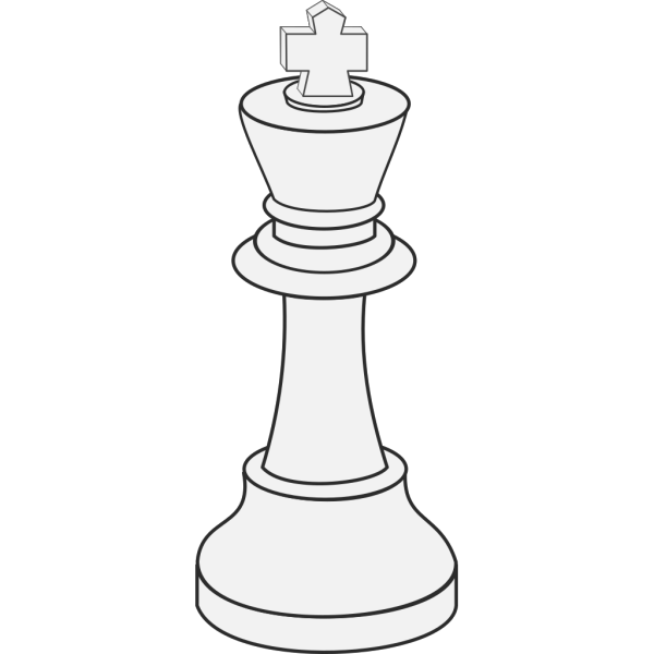 White King Chess PNG Clip art