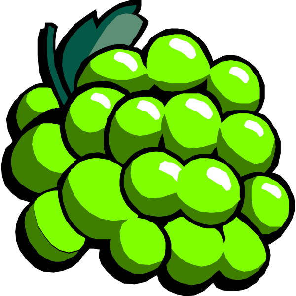 Green Grapes PNG Clip art