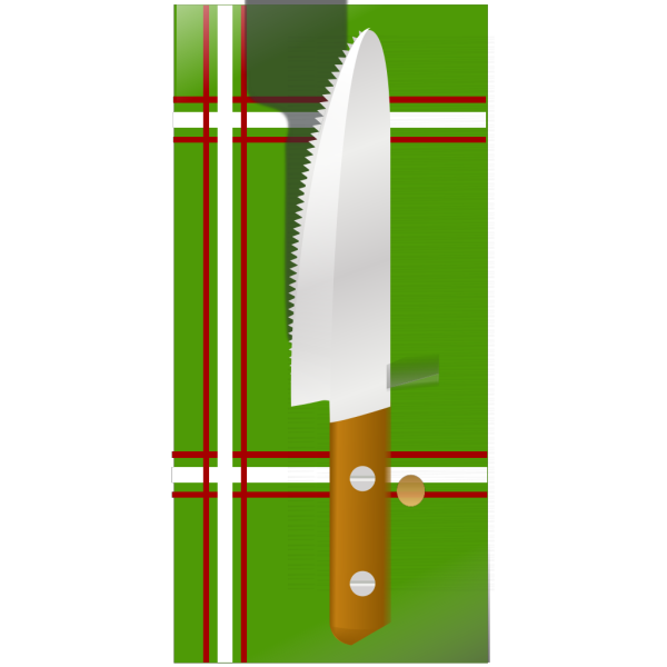 Knife On Table PNG Clip art