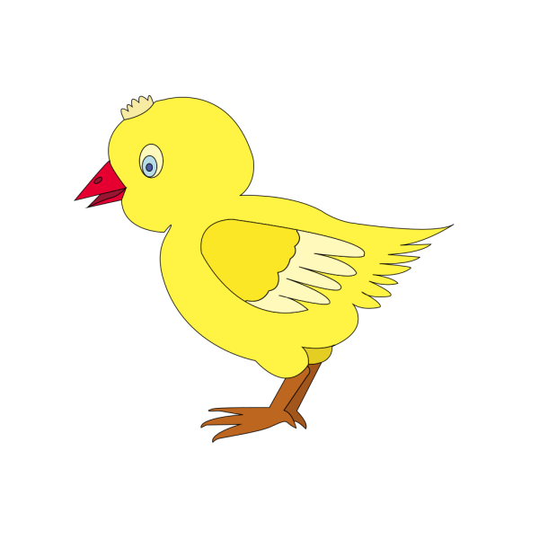 Chicken 002 Figure Color PNG Clip art