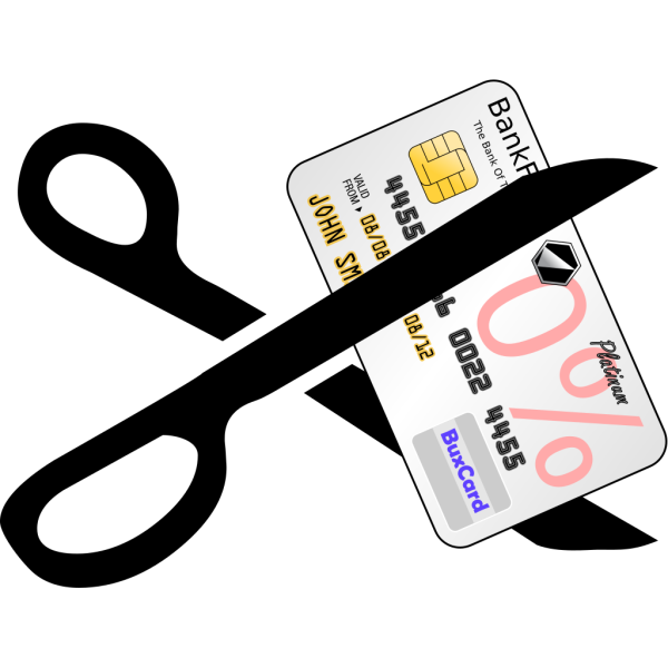 Cut Credit Card PNG Clip art