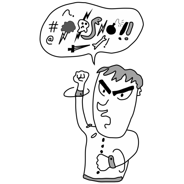 Screaming And Yelling Guy PNG Clip art