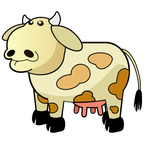 Color Cow PNG Clip art