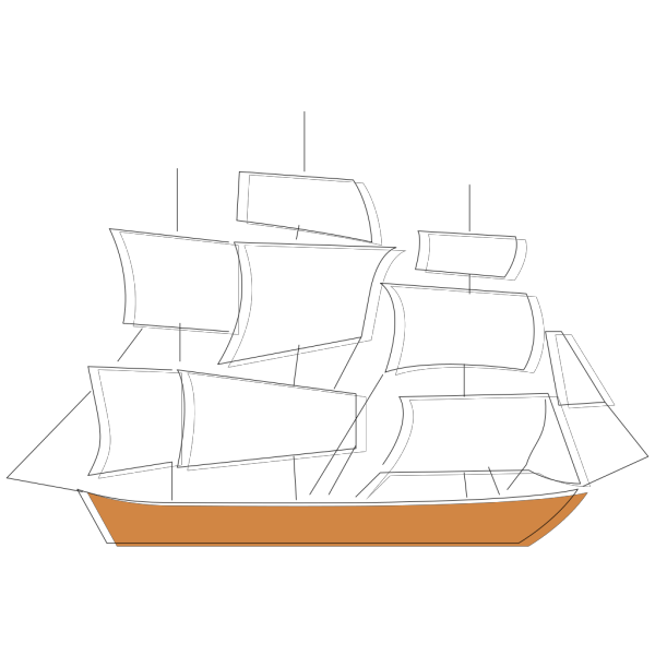 Sailing Ship PNG Clip art