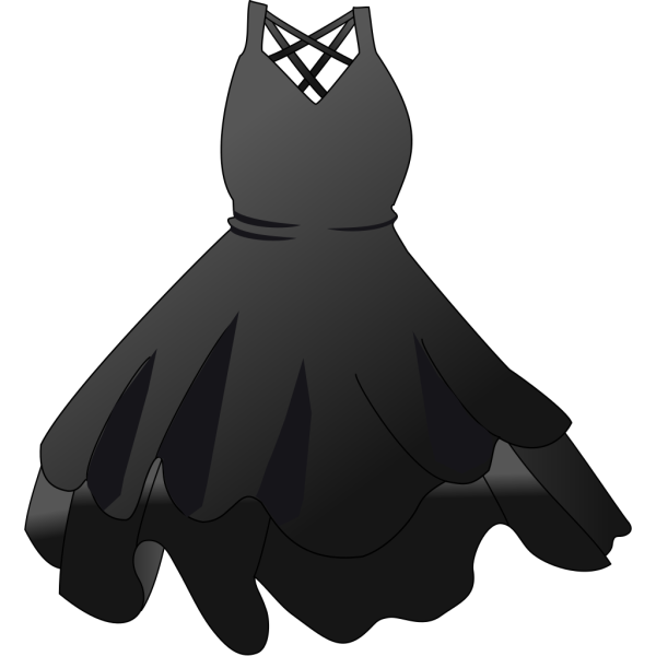 Black Dress PNG Clip art