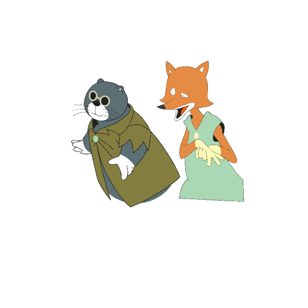Pinoq Cat And Fox PNG images