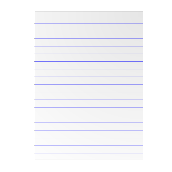 Lined Paper PNG Clip art