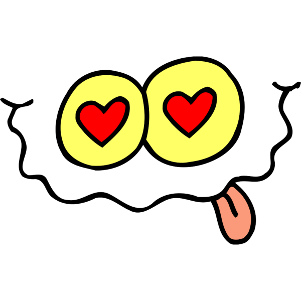 Valentine Laughing Face PNG Clip art