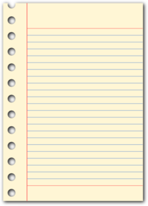 Notepad Page PNG Clip art