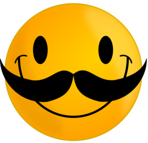 Smile With Mustache PNG Clip art