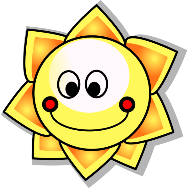 Smiling Sun PNG Clip art