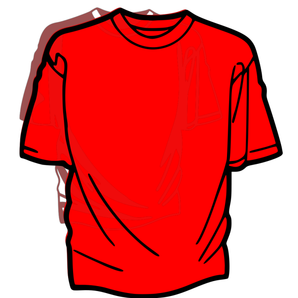 Red T-shirt PNG Clip art