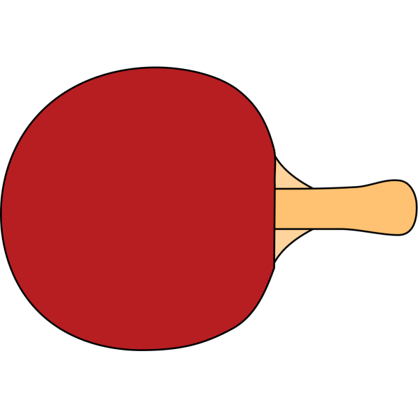 Table Tennis Racquet PNG Clip art