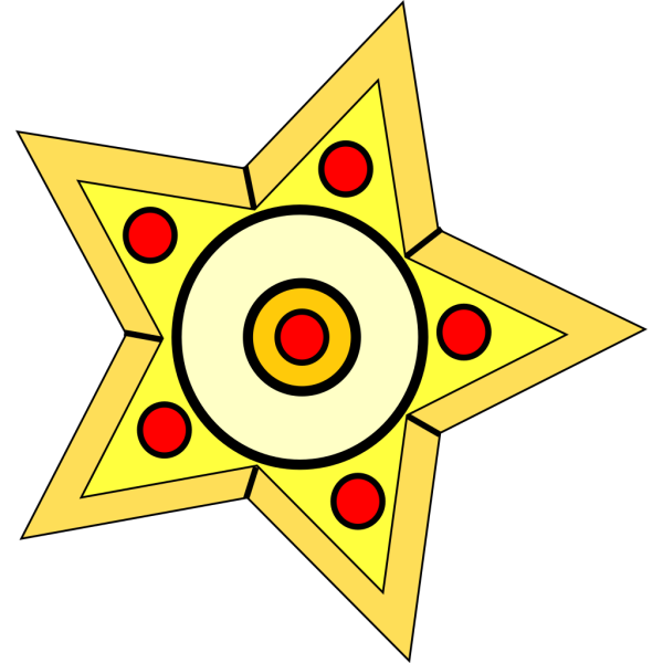 Yellow Star 2 PNG Clip art