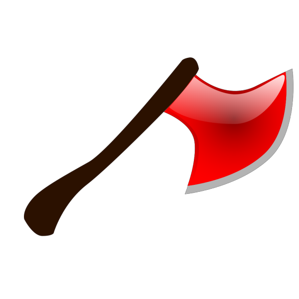 Red Axe PNG Clip art