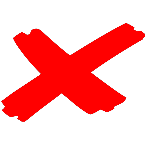 X Marks The Spot 2 PNG Clip art