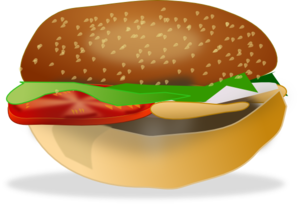 A Burger Sandwich, Fries And A Drink PNG images