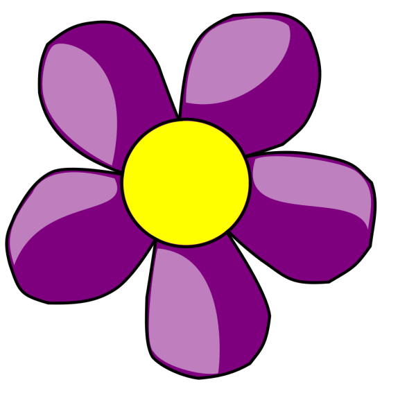 Purple Daisy PNG Clip art