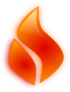 Glossy Flame 2 PNG Clip art