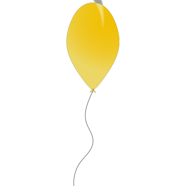 Yellow Balloon PNG Clip art