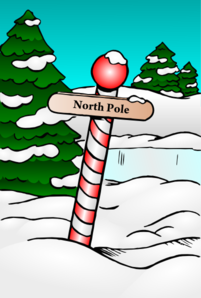 North Pole Sign PNG Clip art